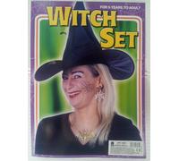 CARNEVALE HALLOWEEN VESTITO STREGA ADULTO WITCH