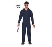 CARNEVALE HALLOWEEN VESTITO TUTA JASON VENERDI 13 MICHAEL MYERS ADULTO