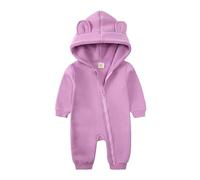 Carnevale Neonato Pagliaccetto Neonato Invernale Pigiama Neonato, Cotton Costume Neonata Sacco Nanna con Cappuccio Animale Tuta Neve Pigiama Pile Bambino 0-36 Mesi