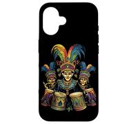Carnevale Parata Drum Kit Musicista Maschera Carnevale Carnev Custodia per iPhone 16