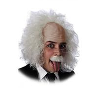 Carnival Toys 2706 - Parrucca Einstein con Occhiali e Baffi in Busta