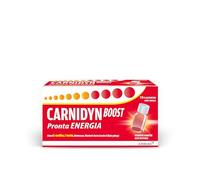 Carnidyn Boost, Integratore per Extra Energia, con Carnitina, Taurina, EnXtra (Alpinia Galanga), Eleuterococco e Vitamine B, Privo di Caffeina, Glutine e Lattosio, Gusto Frutti Rossi, 10 flaconcini