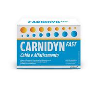 Carnidyn Fast Caldo e Affaticamento, integratore di Sali minerali, magnesio e potassio, zinco e selenio, con Carnitina, utile in caso di spossatezza da caldo o attività sportiva - 12 Bustine