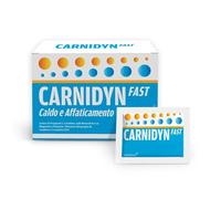 Carnidyn Fast Caldo e Affaticamento, integratore di Sali minerali, magnesio e potassio, zinco e selenio, con Carnitina, utile in caso di spossatezza da caldo o attività sportiva - 20 bustine