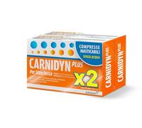 Carnidyn Plus, integratore alimentare supporto per stanchezza fisica e mentale, 2x18 (36) compresse da 3 g masticabili senza acqua, gusto agrumi