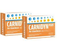 Carnidyn Plus Stanchezza Mentale E Fisica Integratore Di Sali Minerali Carnitina e Vitamine BIPACCO 20 + 20 Bustine