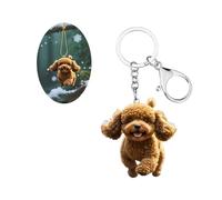 Carniee Simpatico Animale Portachiavi con Cartoni Ciondolo Animale Cartone Animato Acrilico Ciondoli Regalini Fine Festa Compleanno Perfetti per Bambini Amici e Famiglia Multicolore F