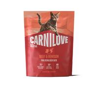 CARNILOVE Active Cat Beef and Venison Sterilised 400 g manzo e selvaggina, per gatti sterilizzati
