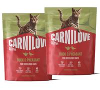CARNILOVE Active Cat Duck and Pheasant anatra sterilizzata e fagiano gatti 2x...