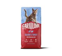 CARNILOVE Active Cat Salmon and Turkey Sterilised 6 kg salmone e tacchino, per gatti sterilizzati