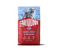 CARNILOVE Active Dog Salmon & Turkey 4 kg Junior Large Breeds salmone e tacchino, per cuccioli in fase di crescita di razze di taglia grande