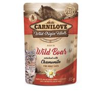 Carnilove Cat Pouch Cinghiale con Camomilla 85gx24