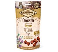 Carnilove Cat Snack Pollo con Timo semi-umido per gatti - Set %: 2 x 50 g