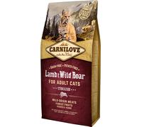CARNILOVE Cat Lamb & Wild Boar Sterilised 6kg + sorpresa per il gatto GRATIS