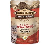CARNILOVE cinghiale e camomilla - cibo umido per gatti 24 x 85 g
