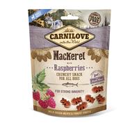 CARNILOVE Crunchy snacks croccanti con sgombro e lamponi 200g