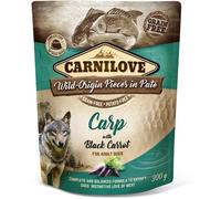 CARNILOVE Dog Paté Carp with Black Carrot 300g Carpa con carote nere