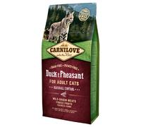 CARNILOVE Cat Duck & Pheasant Hairball Control 6kg + sorpresa per il gatto GRATIS