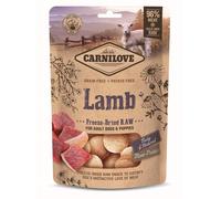 CARNILOVE Raw Freeze-dried Snack Lamb 60g Bocconcini di agnello liofilizzati per cuccioli e cani adulti