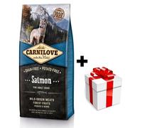 Carnilove Salmone per adulti 12 kg + sorpresa per il cane GRATIS