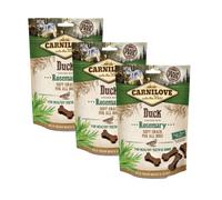 Carnilove Semi Moist Snack, anatra al rosmarino 3x200 g
