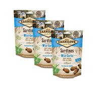 Carnilove Semi Moist Snack, sardine e aglio orsino 3x200 g