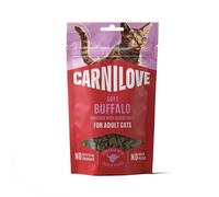 CARNILOVE Soft Snack Cat Buffalo 50 g con bufalo e mirtilli, snack morbidi per gatti