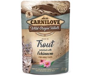 CARNILOVE Trout & Echinacea 24 x 85 g per gatti trota ed echinacea