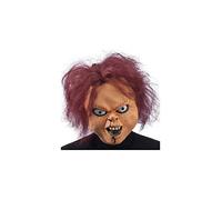 CARNEVALE HALLOWEEN MASCHERA LATTICE CHUCKY BAMBOLA ASSASSINA MASK ADULTO 01415