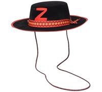 Carnival 05571 - Cappello Cavaliere Nero Medio in bifloccato