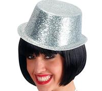 Carnival 5500 - Capodanno Cilindro con Glitter Argento in Plastica