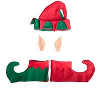 Carnival 9702 - Set Elfo, Cappello, Orecchie, Copriscarpe in Busta