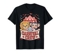 Carnival Crew Cute Animal Squad Circus Festival Group Fun Maglietta