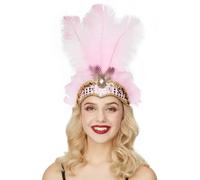 Carnival Cristallo Corona Copricapo di Piume Mardi Gras Accessori Donna Wear Hot
