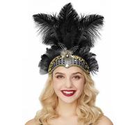 Carnival Cristallo Corona Copricapo di Piume Mardi Gras Accessori Donna Wear Hot