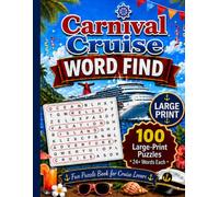 Carnival Cruise Word Find: Fun Puzzle Book For Cruise Lovers