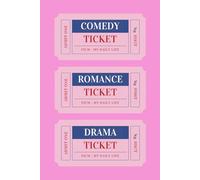 Carnival Life Ticket - Pink Aesthetic Notebook with Ticket Stubs Design | 150 Lined Pages for Journaling, Creative Writing & Self-Reflection | Drama, Comedy & Romance | Glossy Cover