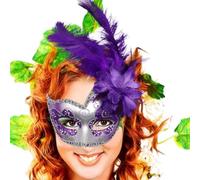 Carnival Masque Spooky Half Face Elegante Copertura Occhi