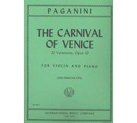 Carnival of Venice Opus.10: 20 Variations For Violin And Piano
