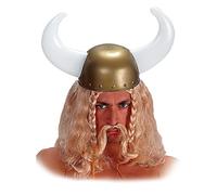carnival toys 02613 parrucca vichingo bionda con baffi