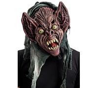 Carnival Toys 1465 - Maschera Mostro Alieno in Fingomma con Cappuccio in Busta con Cavallotto, Multicolore