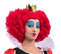 Carnival Toys 2309 Parrucca Regina di Cuori, Rosso, Taglia Unica