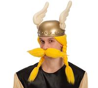 Carnival Toys 2315 - Parrucca Vikingo Gialla con Baffi