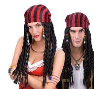 Carnival Toys 2815 - Parrucca Pirata con Bandana in Scatola, PVC
