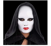 Carnival Toys 81 - Maschera Viso Medio, Donna, Bianco