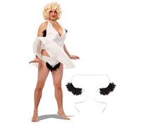 Carnival Toys 8172 - Ascelle Pelose con Elastico in Busta, Nero