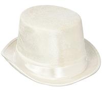 Carnival Toys - Cilindro Bianco In Velluto E Feltro