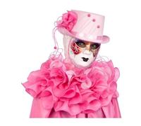 Carnival Toys Copricapo veneziano rosa mantellina e cappello
