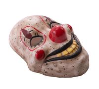 Carnival Toys 783 Maschera Clown Horror con Mandibola Mobile, Beige, Taglia Unica