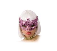 Carnival Toys Maschera veneziana rosa brillante - Rosa - Taglia Unica